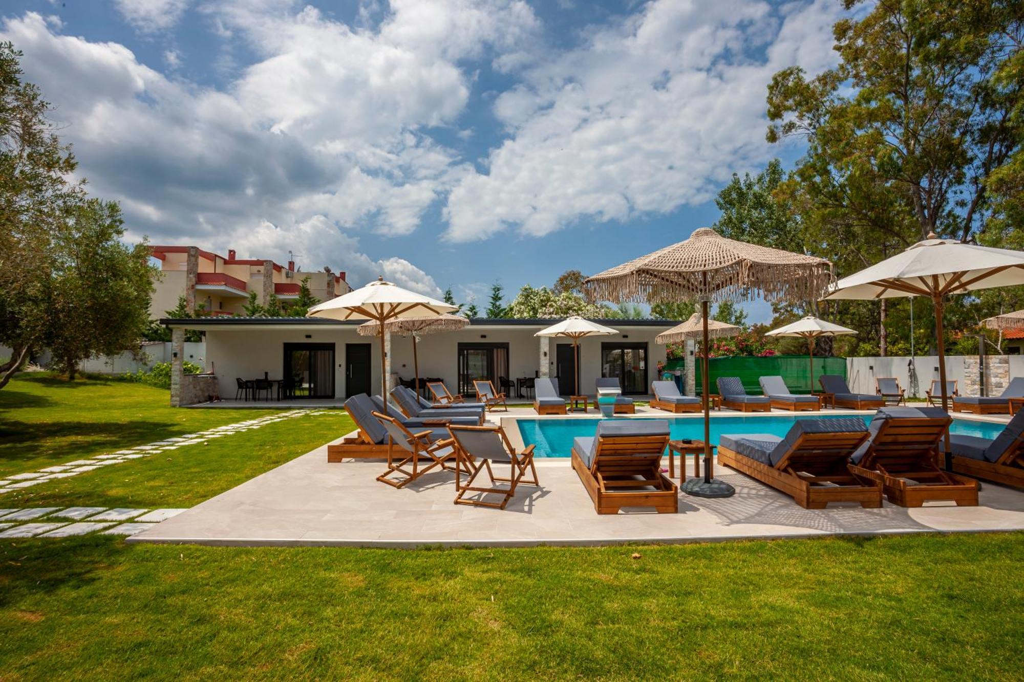 Olia Seaside Residence 120M From The Beach Pefkochori Zewnętrze zdjęcie
