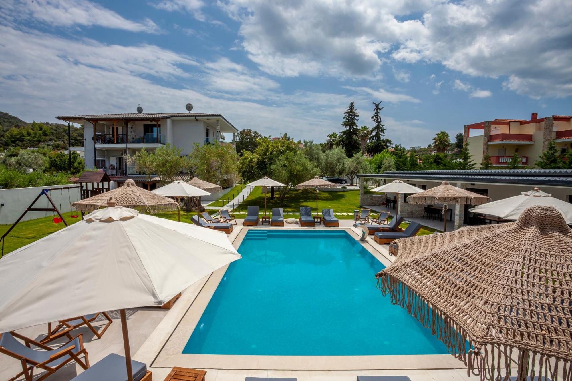 Olia Seaside Residence 120M From The Beach Pefkochori Zewnętrze zdjęcie