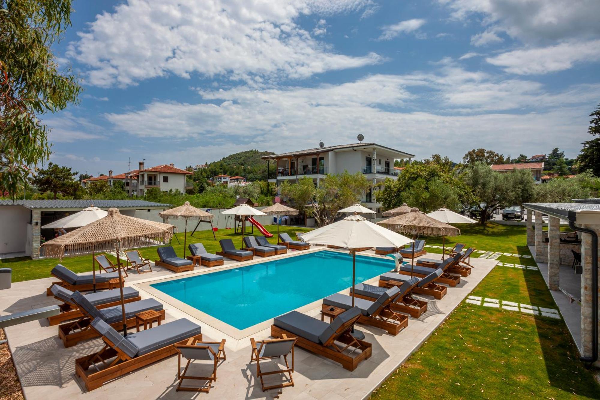 Olia Seaside Residence 120M From The Beach Pefkochori Zewnętrze zdjęcie