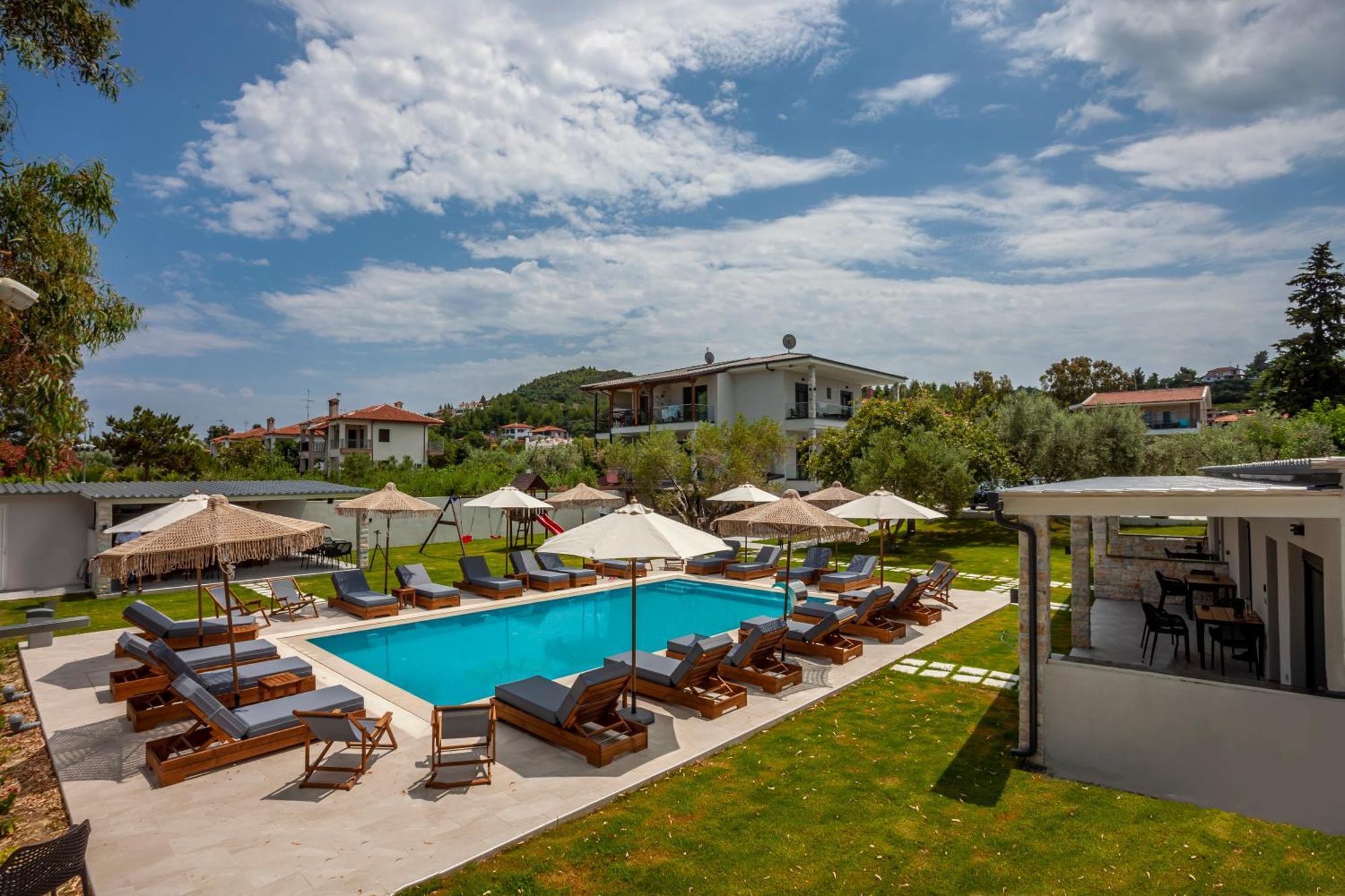 Olia Seaside Residence 120M From The Beach Pefkochori Zewnętrze zdjęcie